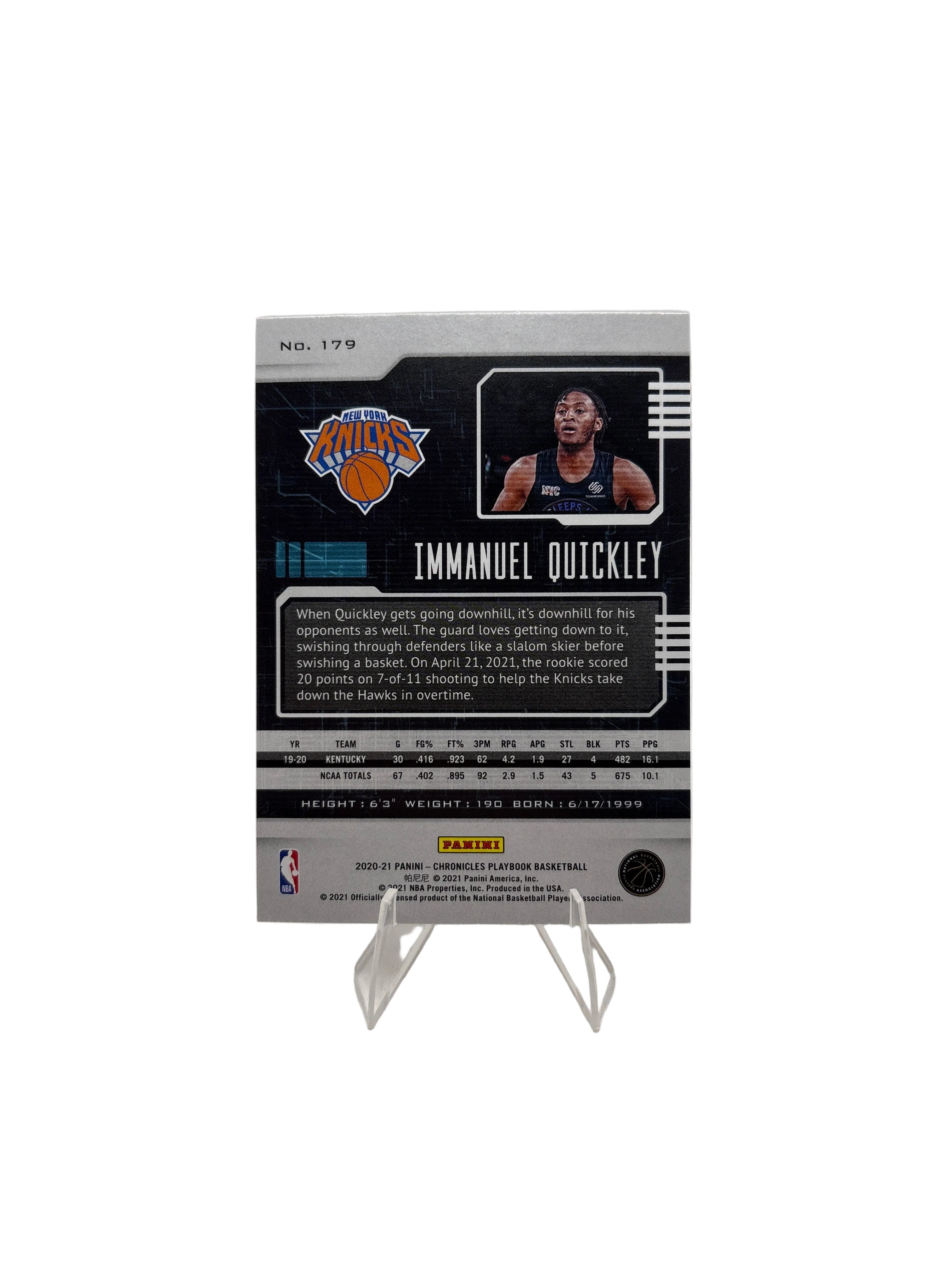 Prestige Immanuel Quickley