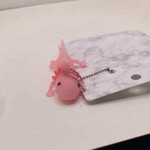 Squishy Axolotl Keychain