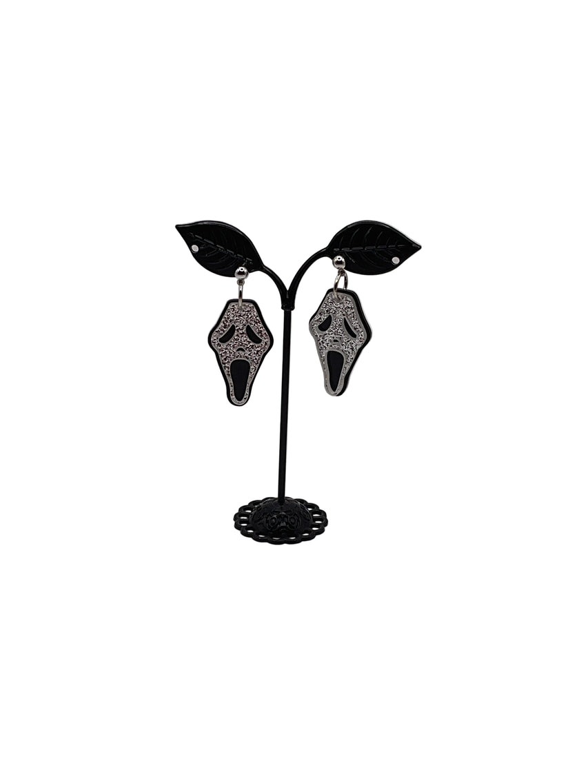 Glitter Scream Earrings