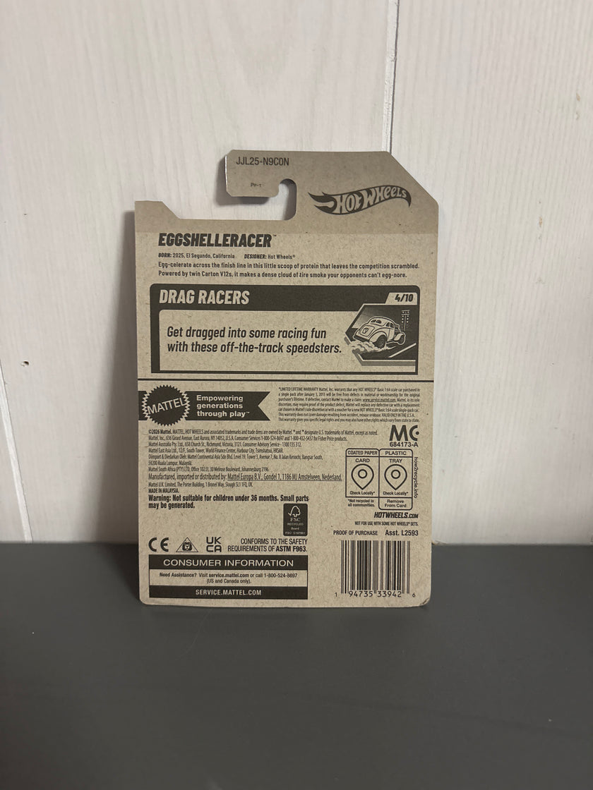 Hot Wheels Eggshelleracer Diecast
