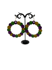 Mardi Gras earrings