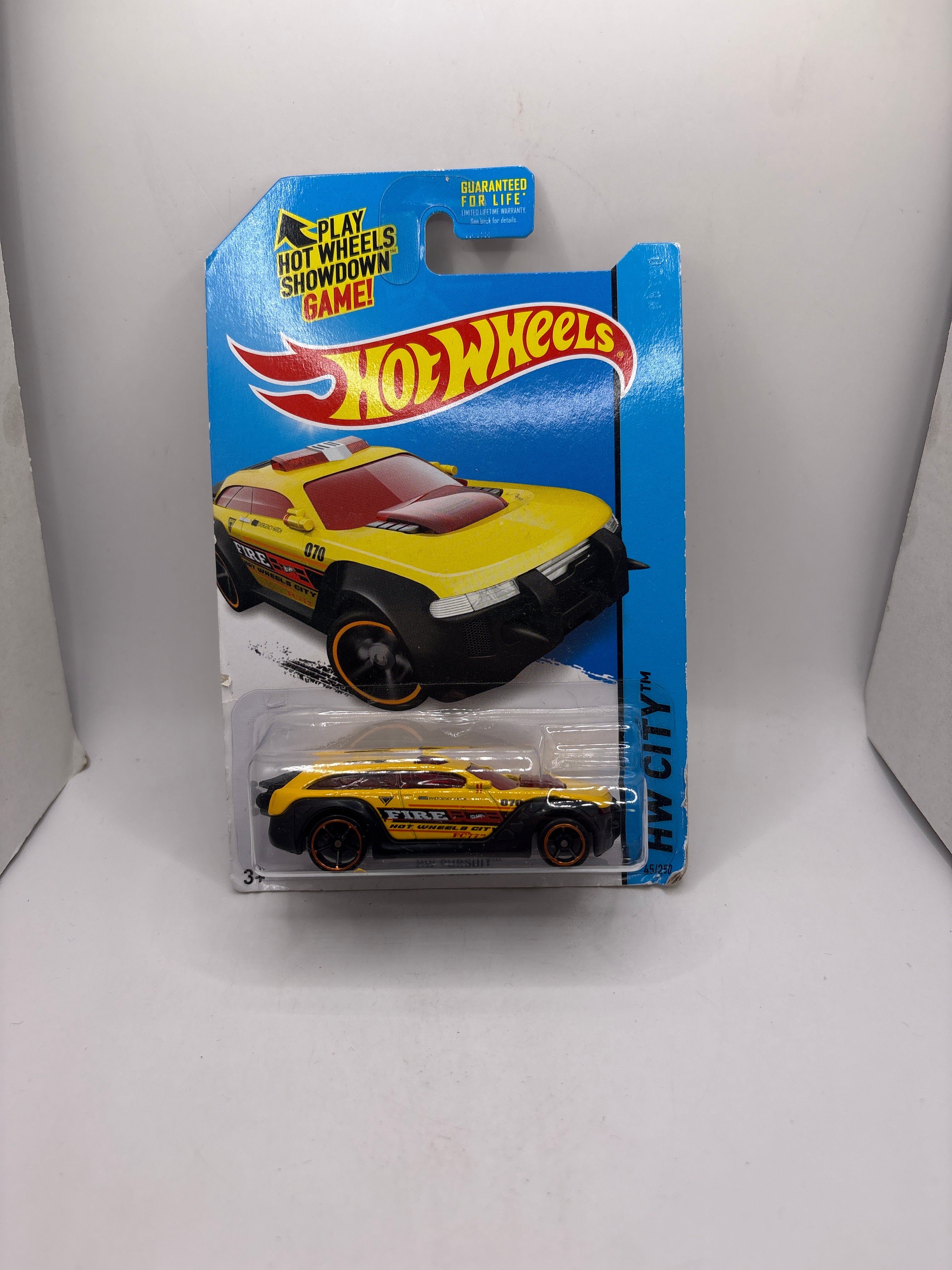 Hot Wheels HW Pursuit Diecast yellow