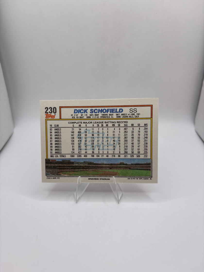 Topps Dick Schofield