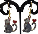 Cat earrings