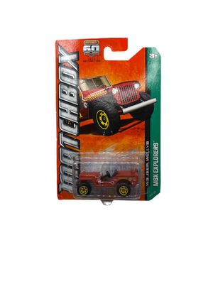 Matchbox 43 Jeep Willys Diecast red