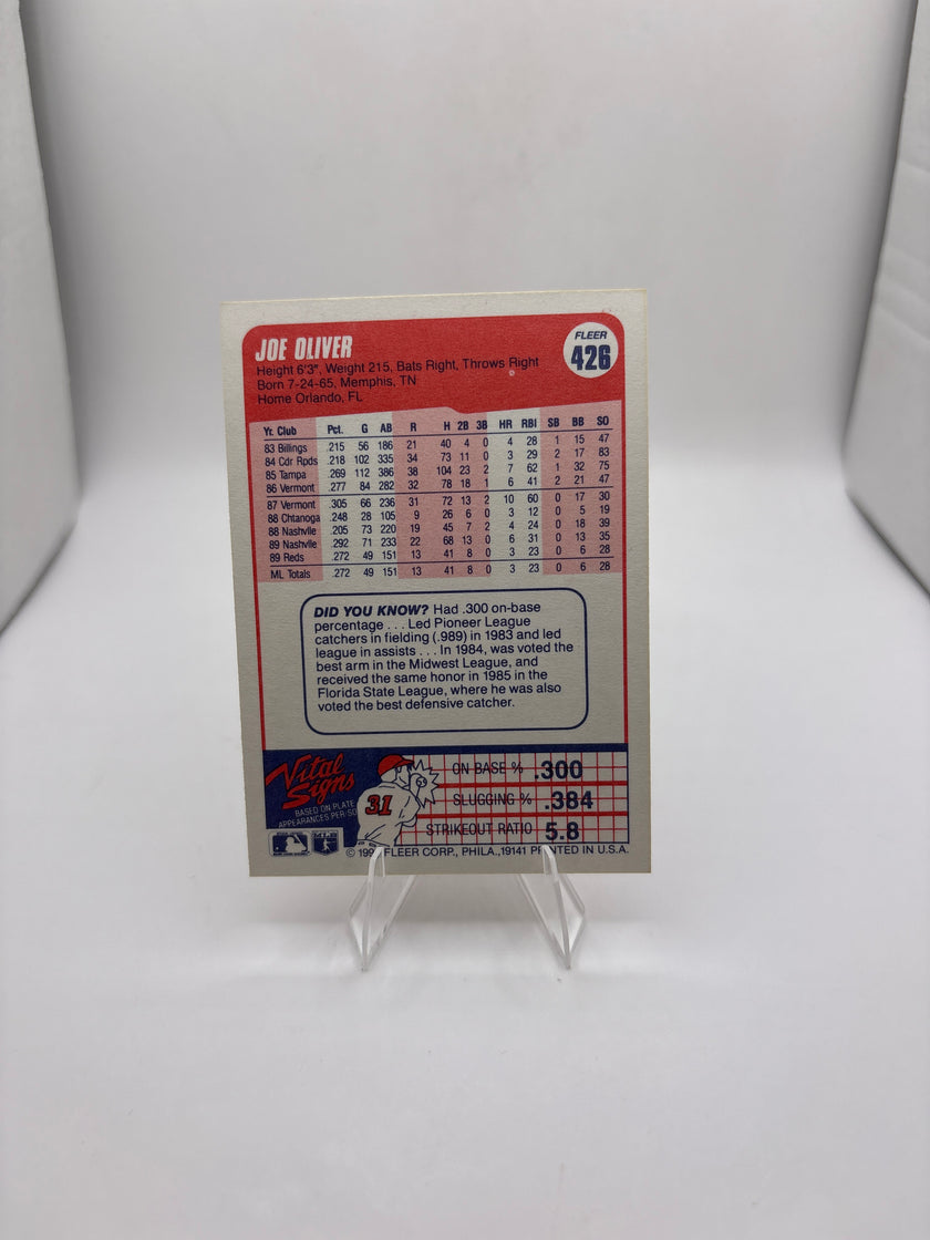 Fleer Joe Oliver