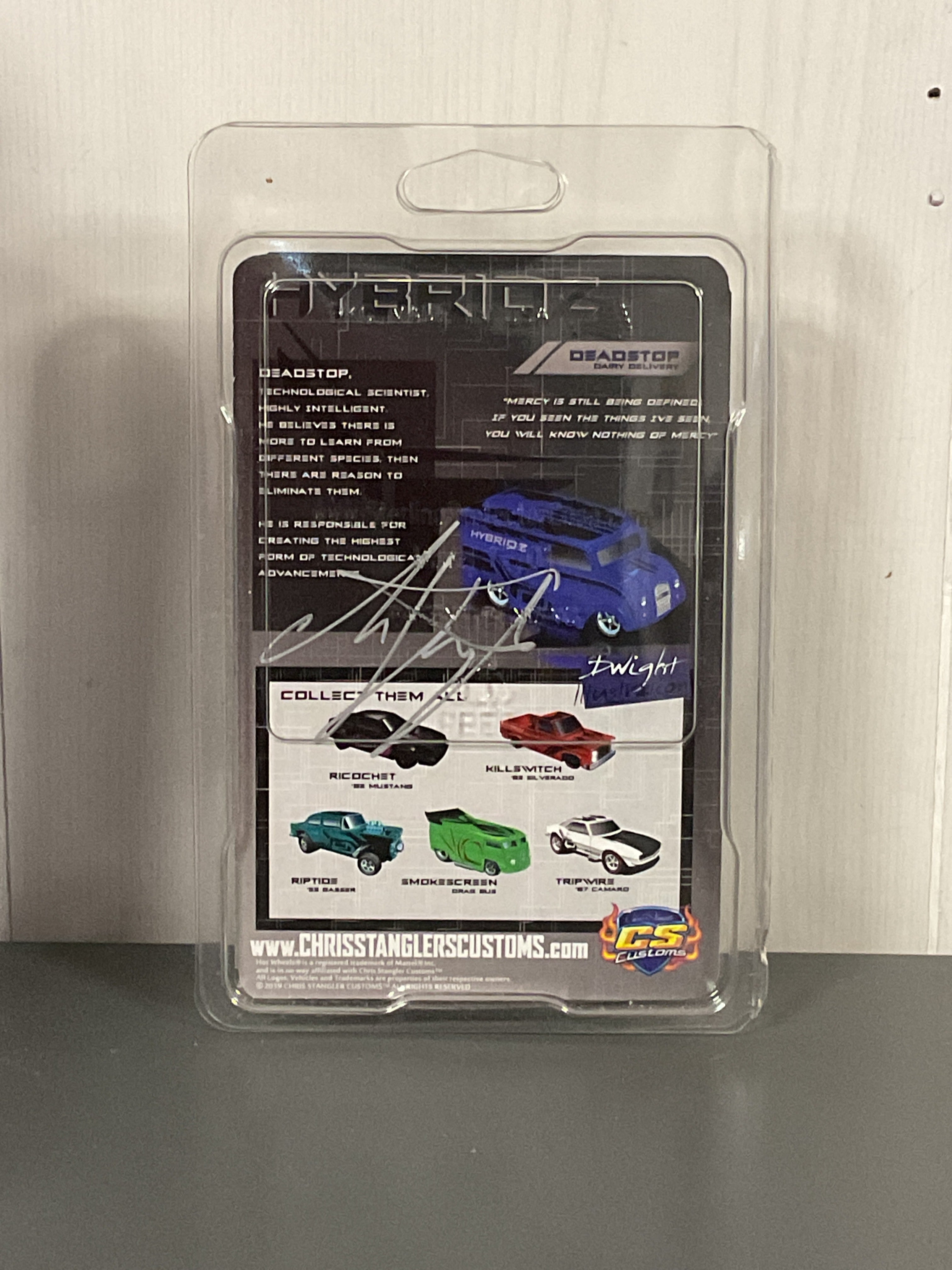Hybridz Panel Van Diecast Blue