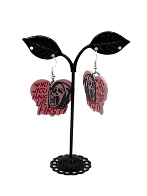 Pink Scream Earrings