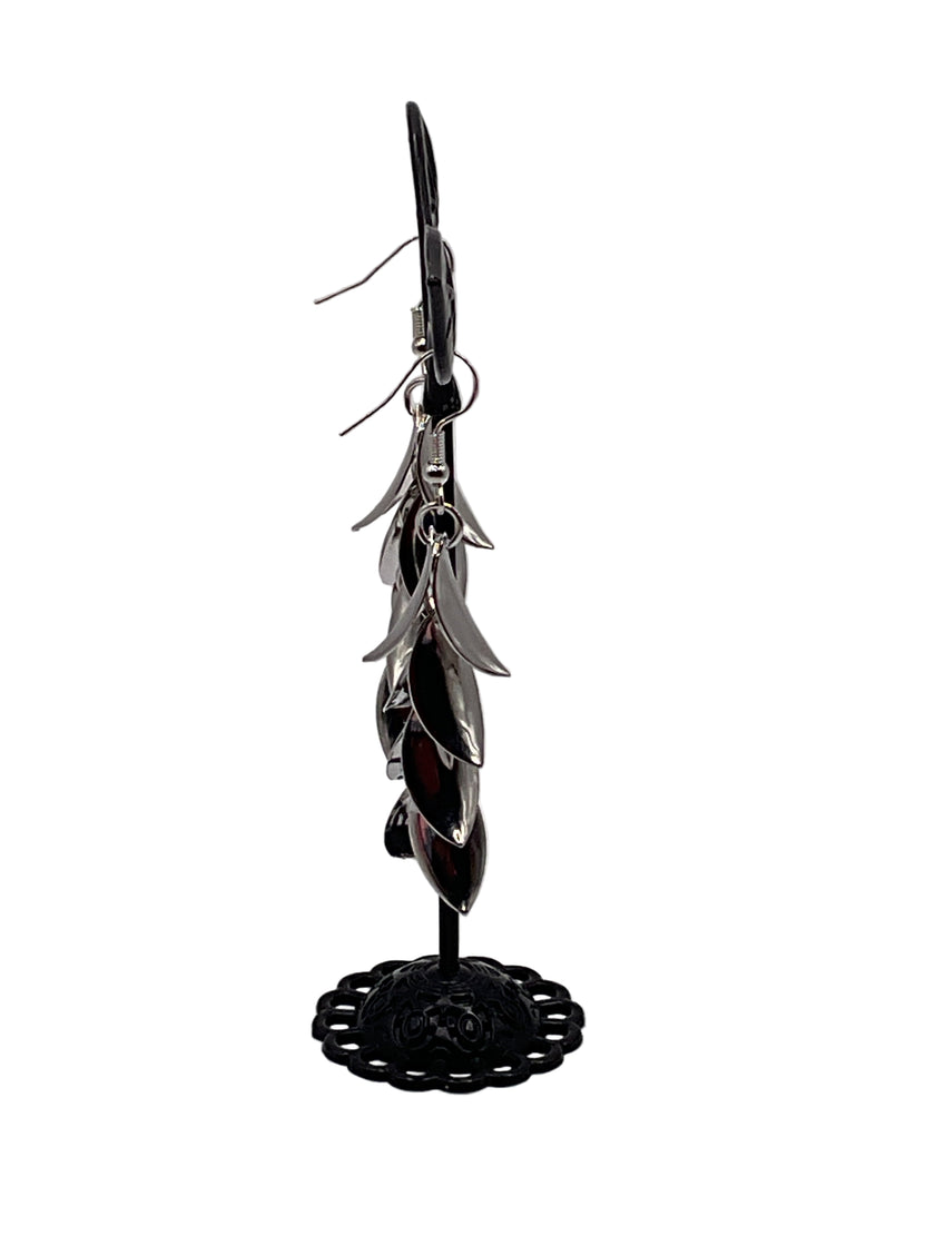 Silver earrings
