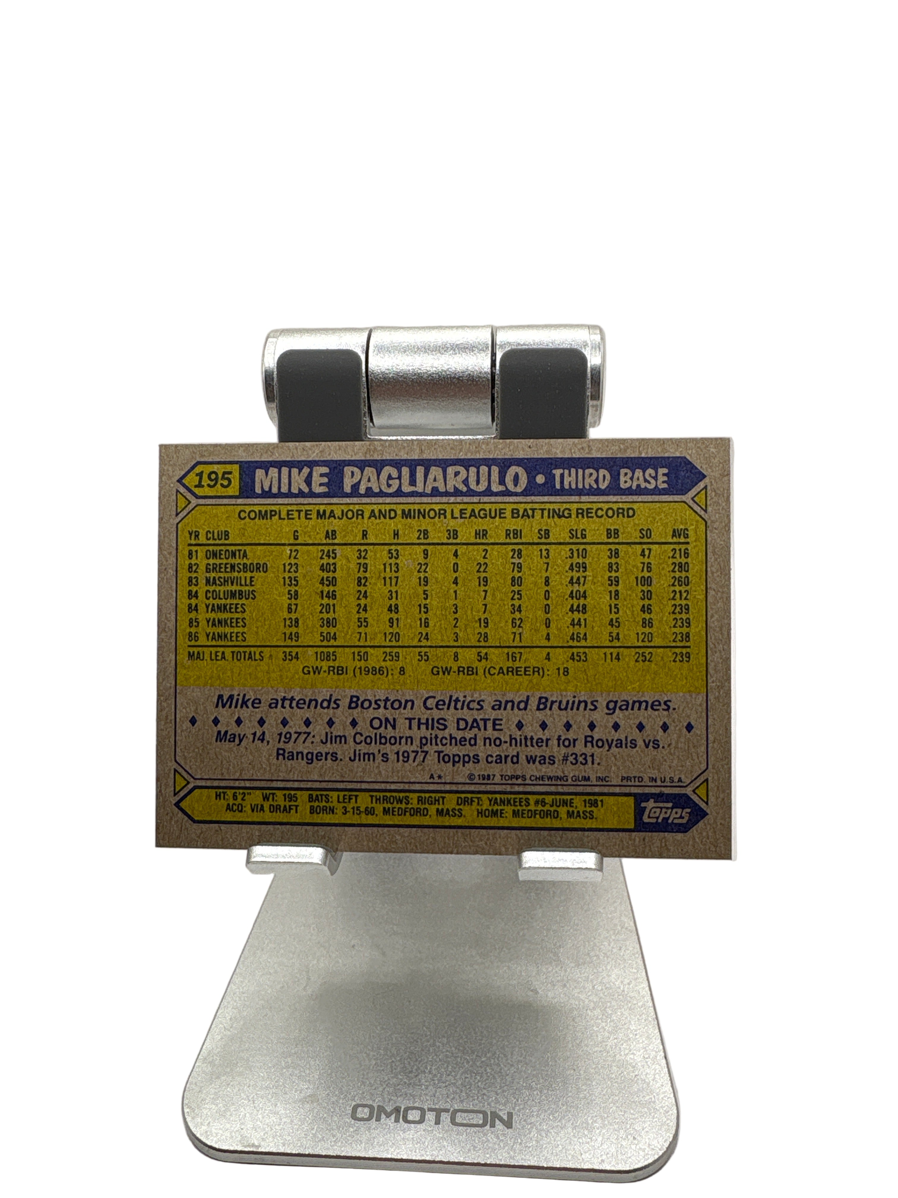 Topps Mike Pagliarulo