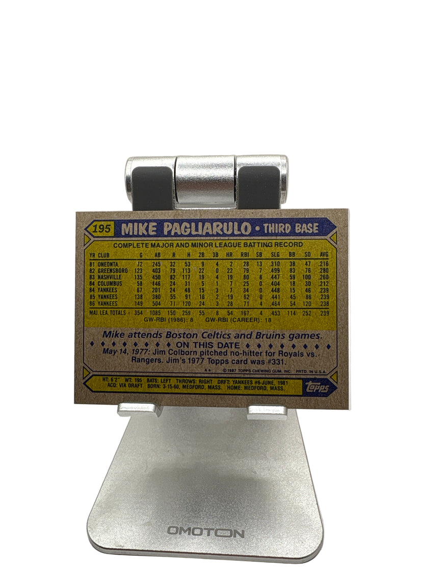 Topps Mike Pagliarulo