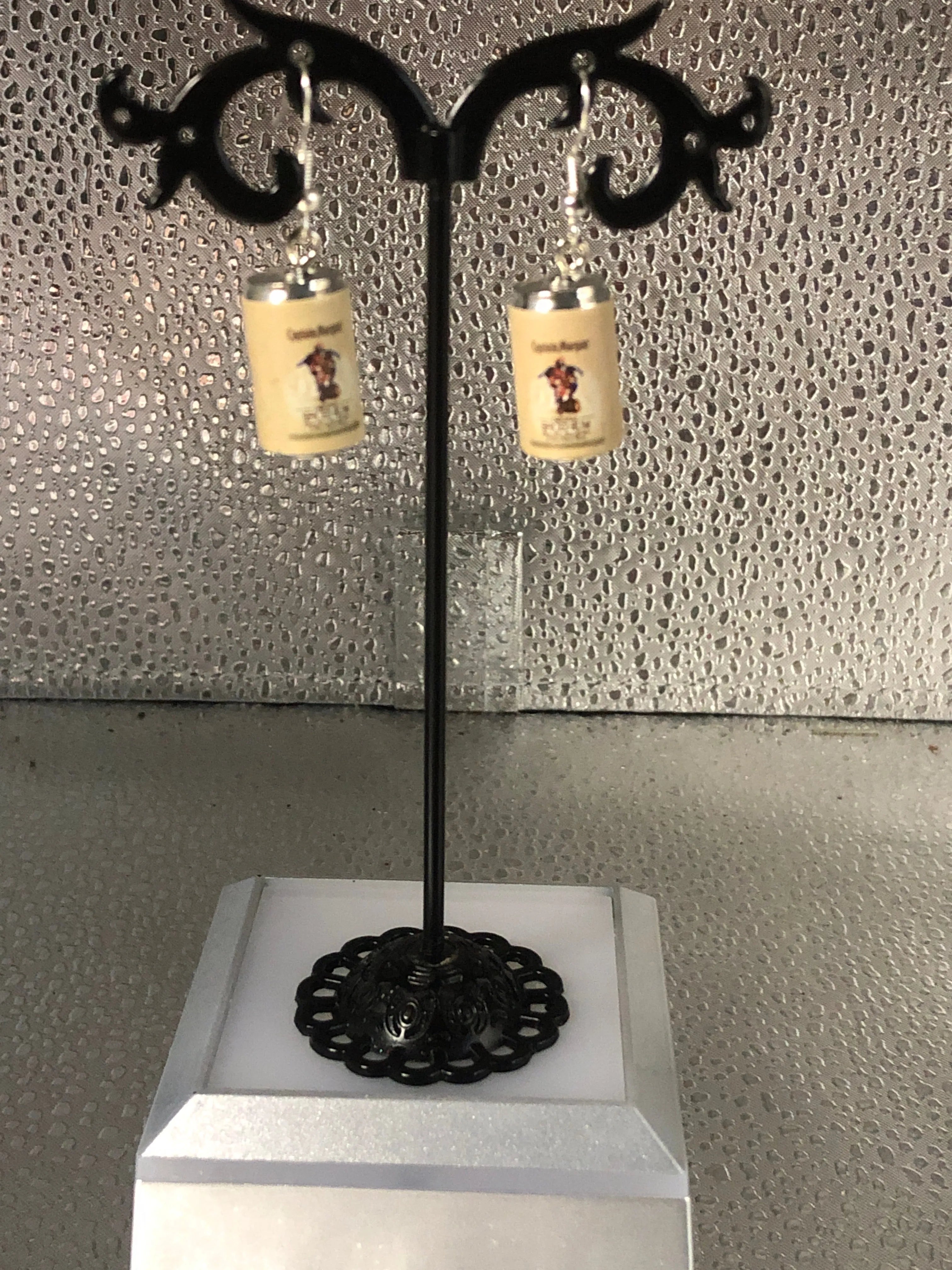 Captain Morgan rum earrings