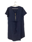 Ben & Co. Blue Zip Up Dress