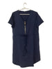 Ben & Co. Blue Zip Up Dress