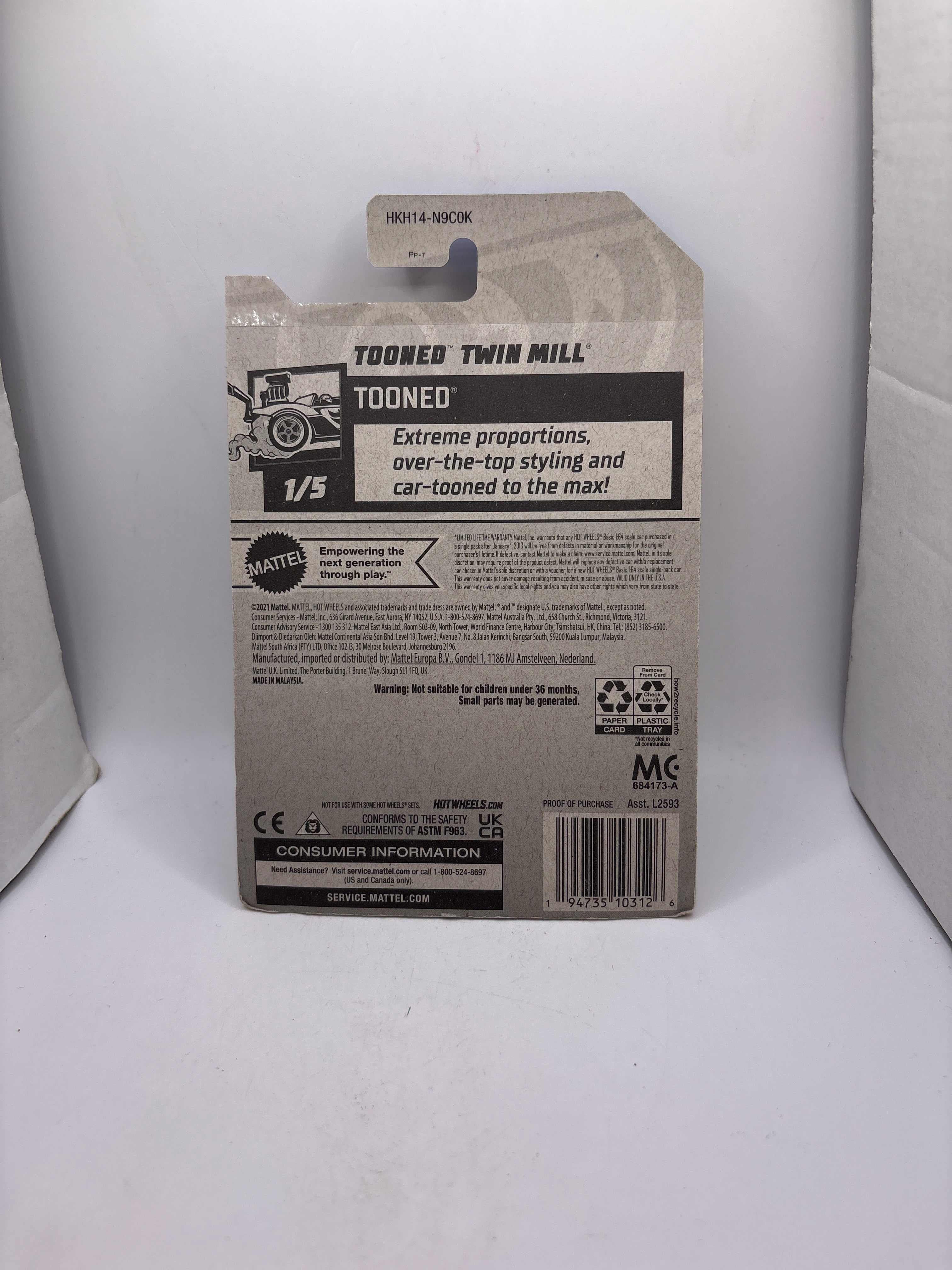 Hot Wheels Tooned Twin Mill Diecast