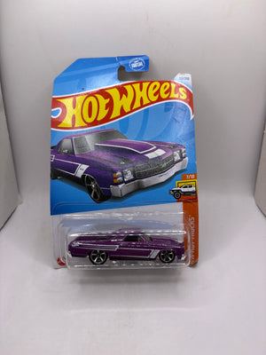 Hot Wheels 71 El Camino Diecast purple