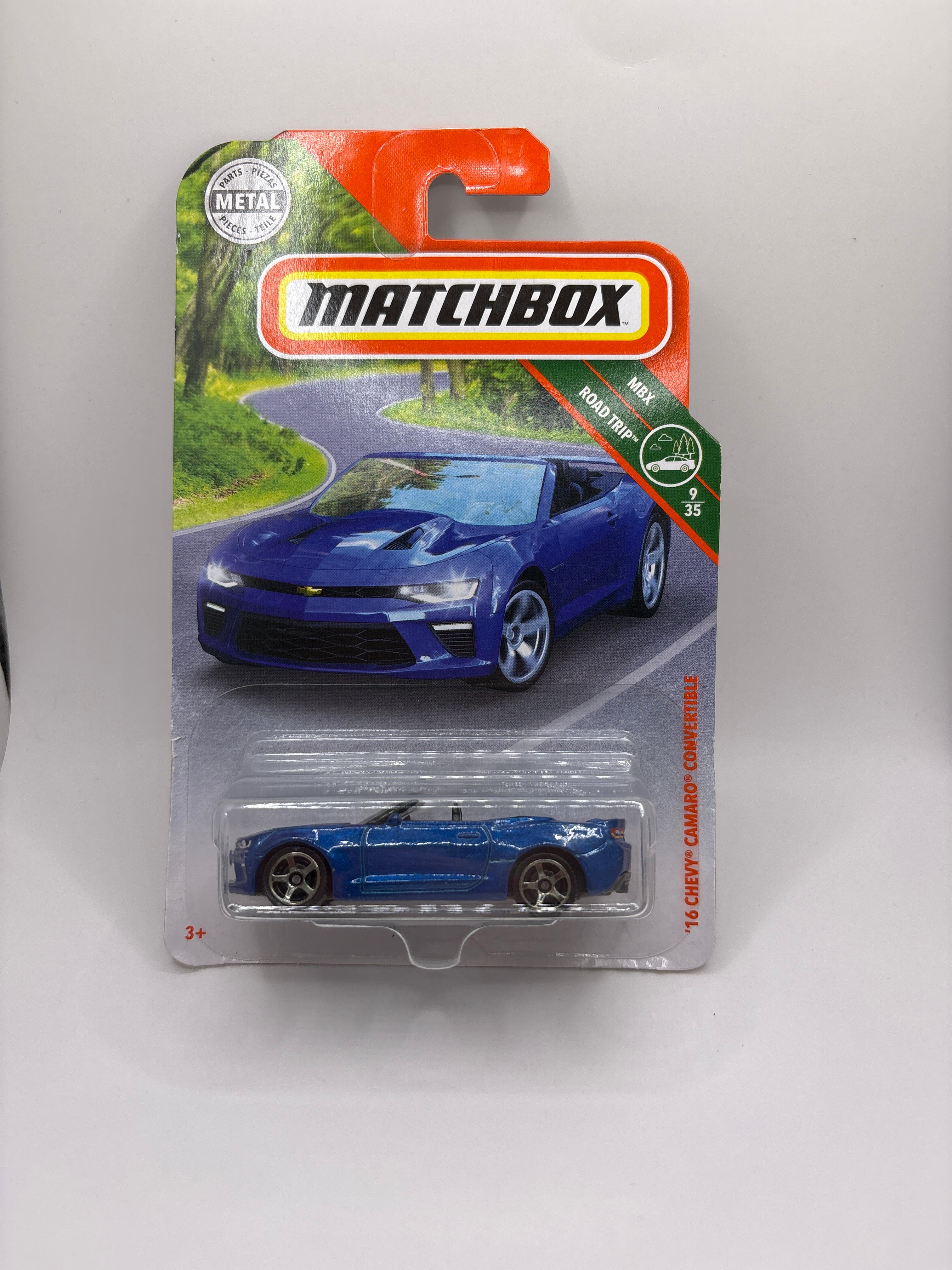 Matchbox 16 Chevy Camaro Convertible Diecast