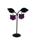 Cat Head Tag Earrings
