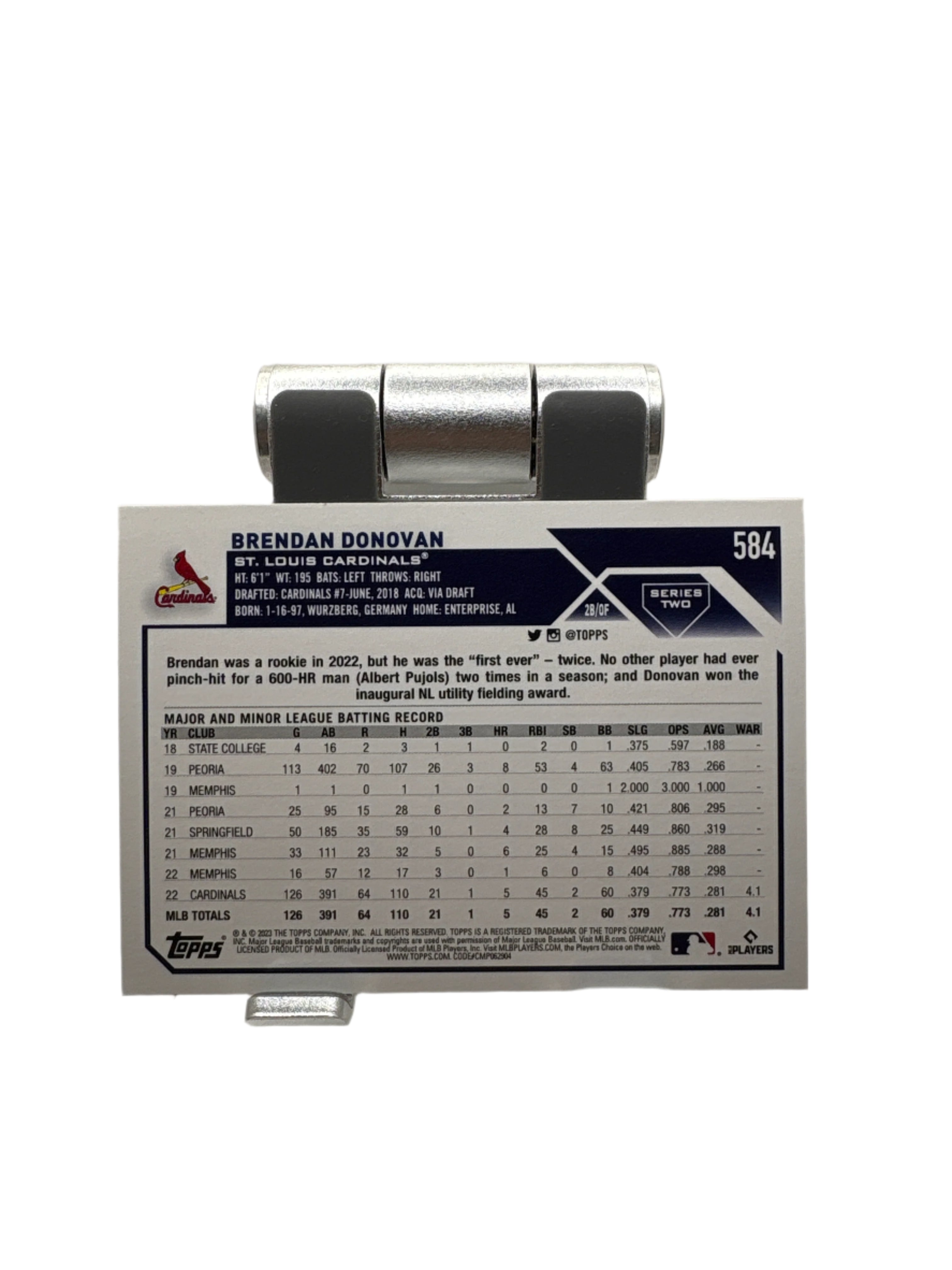 Topps Brendan Donovan