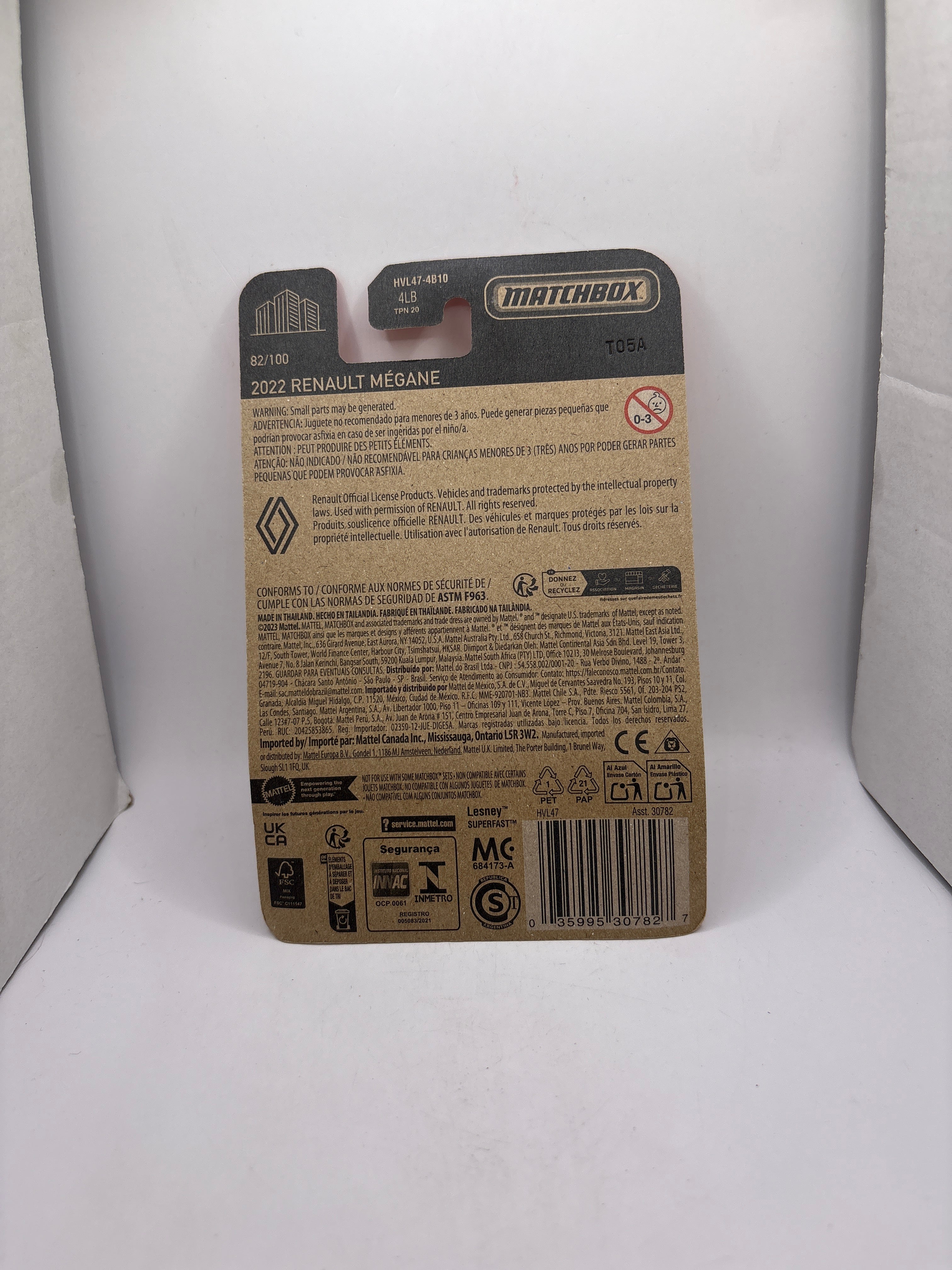Matchbox 2022 Renault Megane Diecast