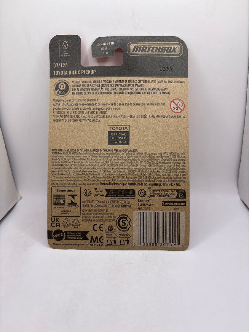 Matchbox Toyota Hilux Pickup Diecast