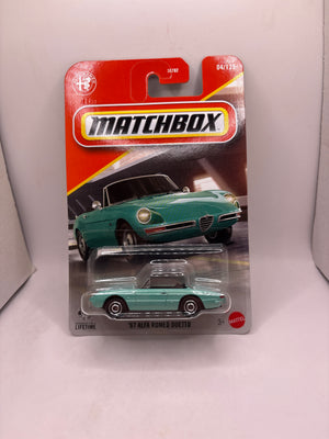 Matchbox 67 Alfa Romeo Duetto Diecast
