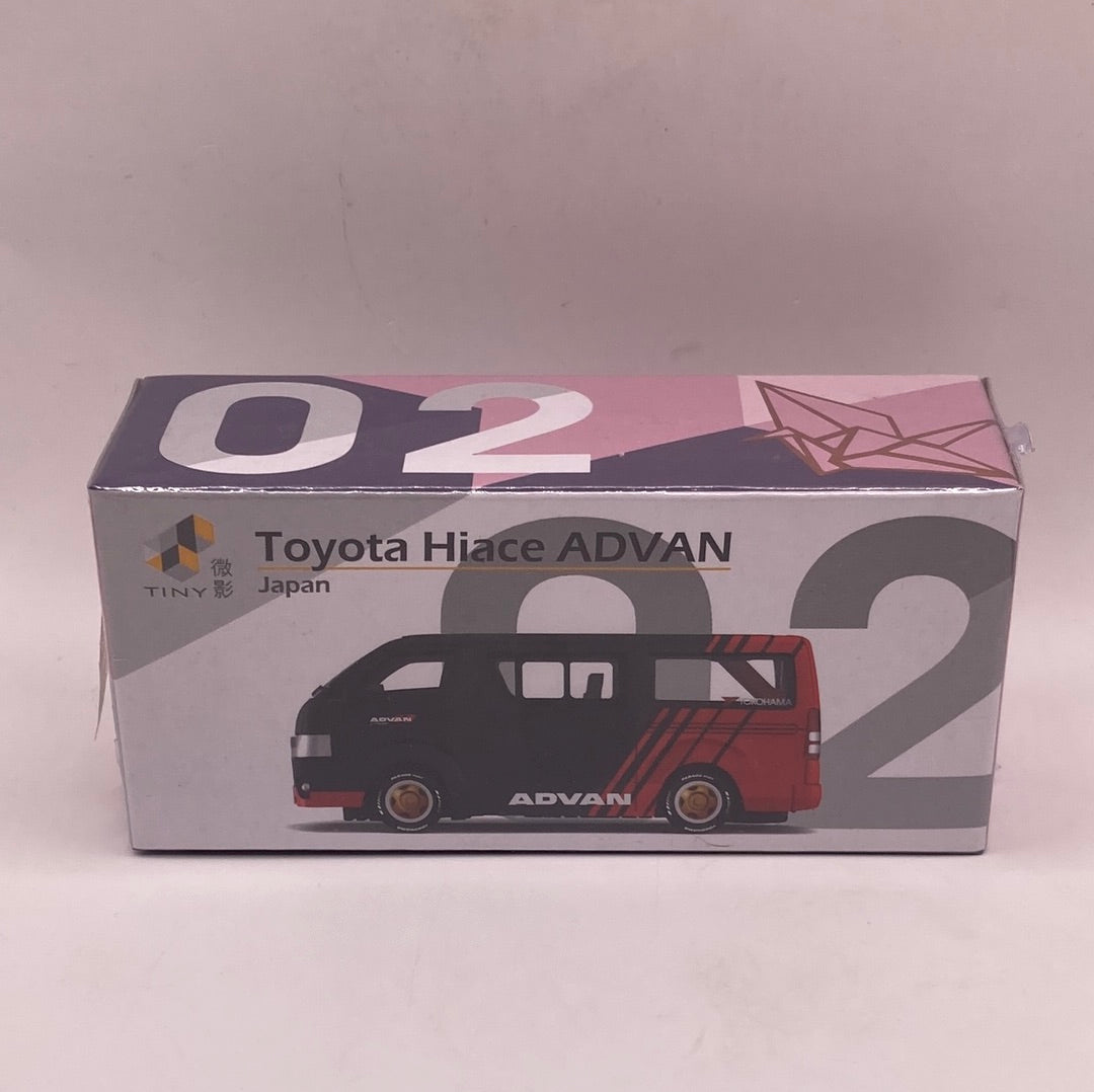 Toy East Tiny Toyota Hiace Advan Diecast