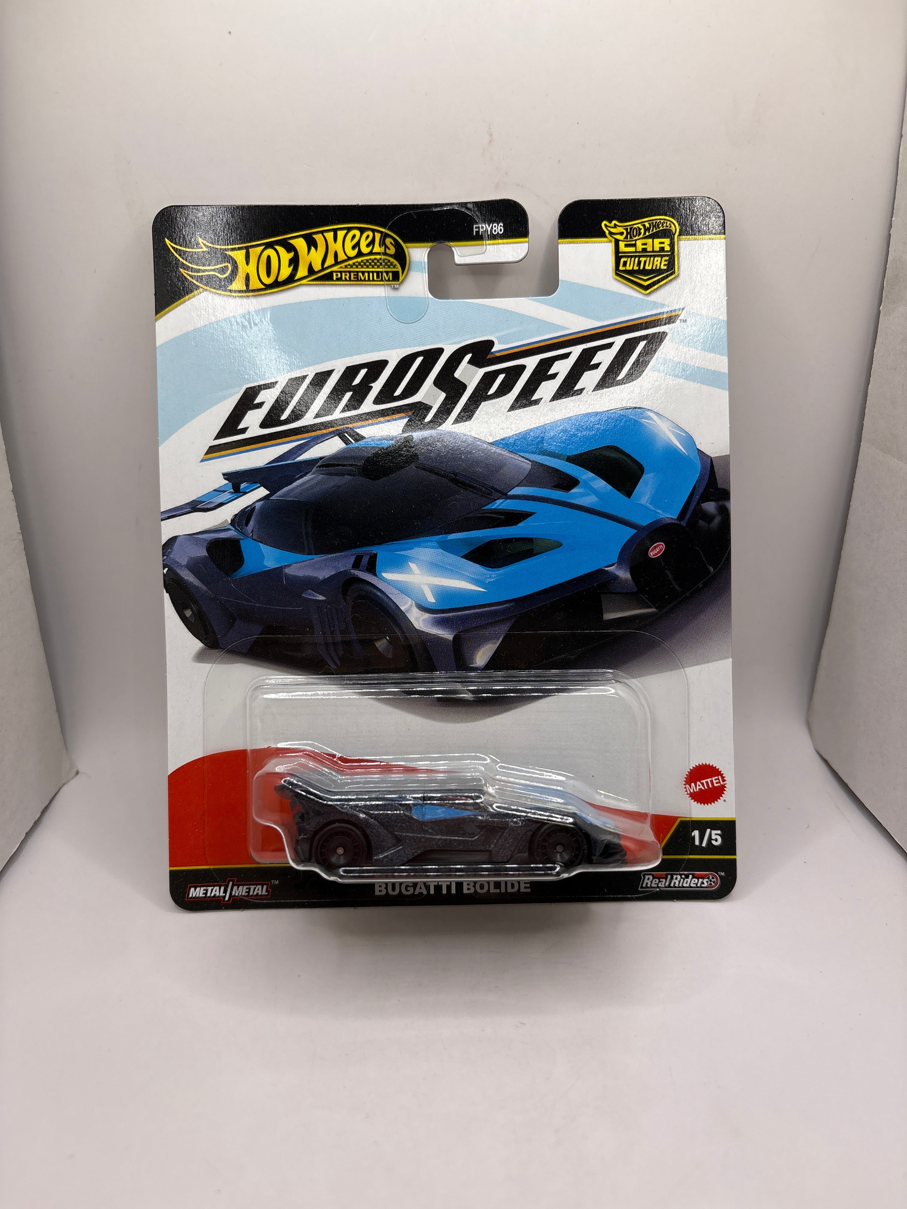Hot Wheels Bugatti Bolide Diecast blue