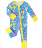 PreSale  Posh TOT Sunny Blooms Bamboo Baby Convertible Zippy Romper