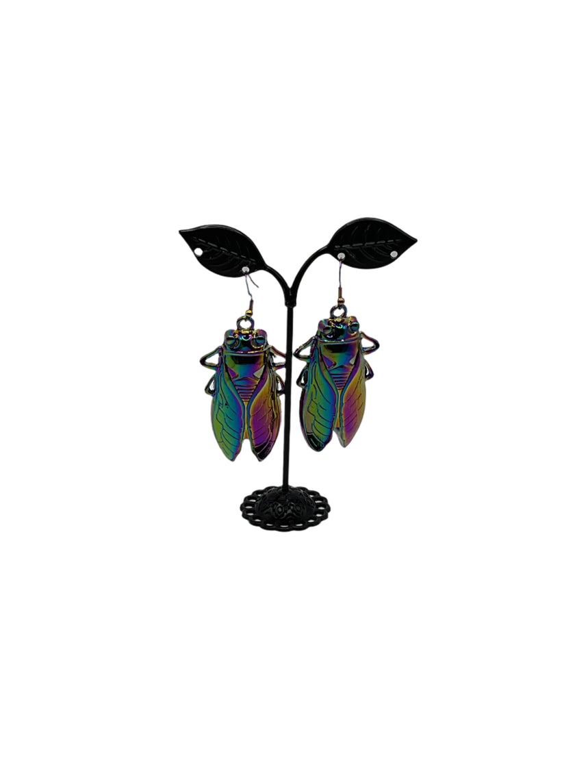 Large Cicada Earrings