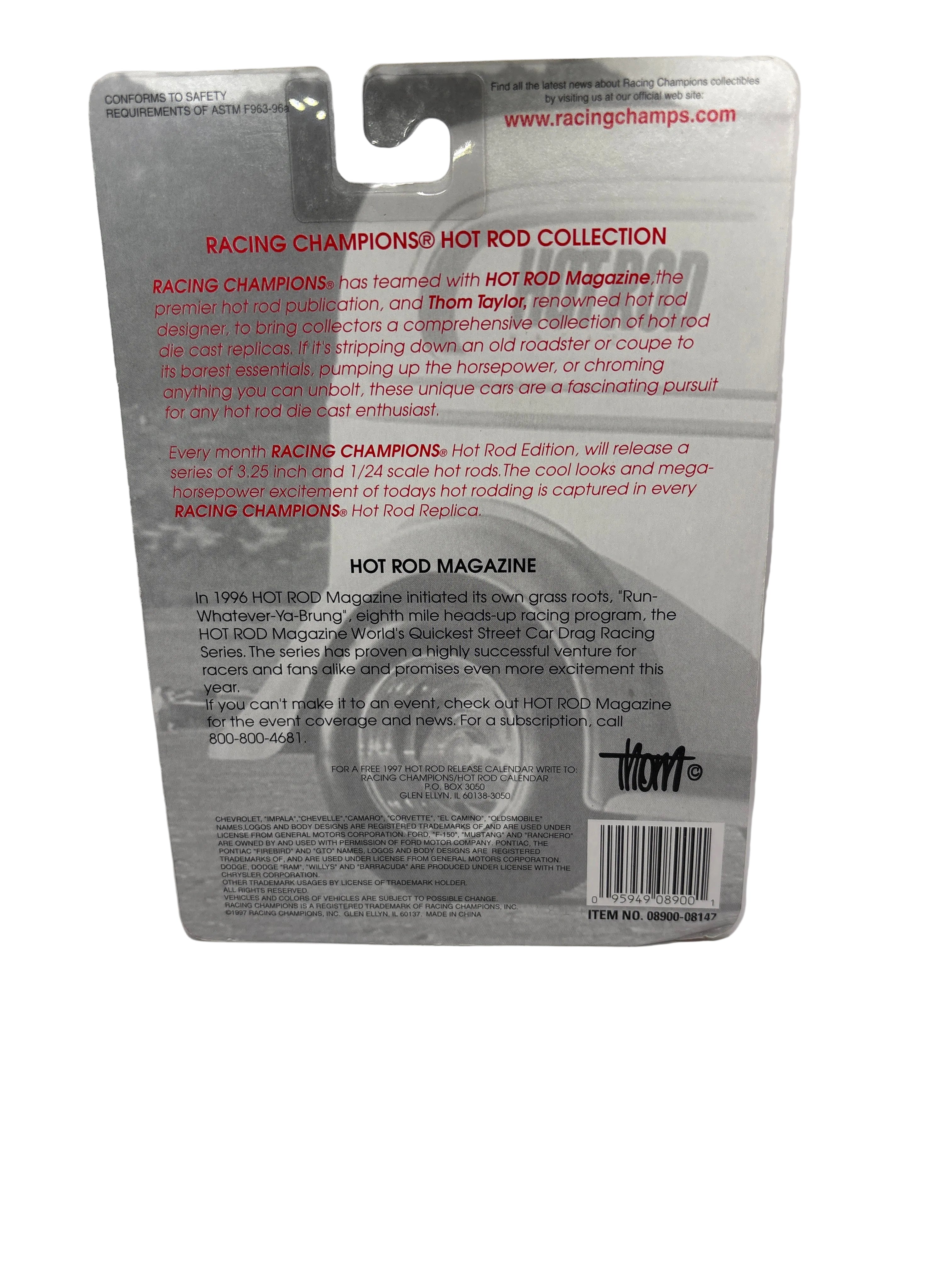 Racing Champions 63 Plymouth Diecast multi colors