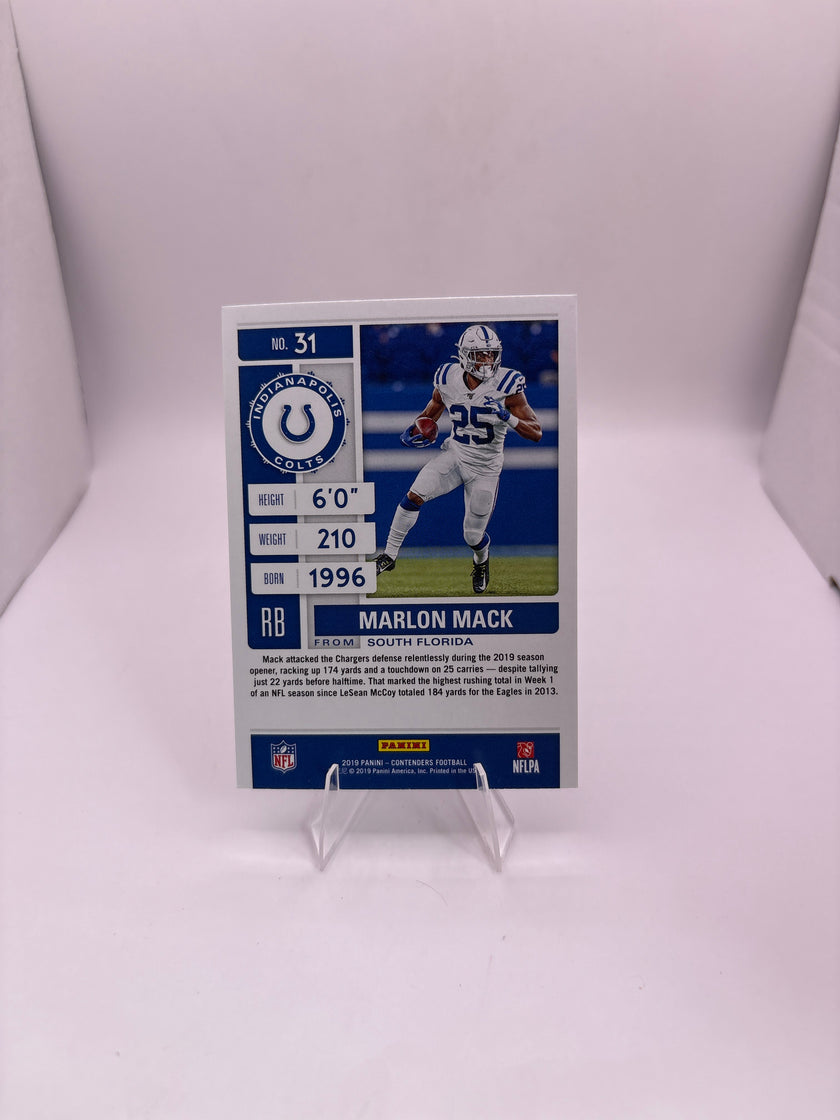 Contenders Marlon Mack