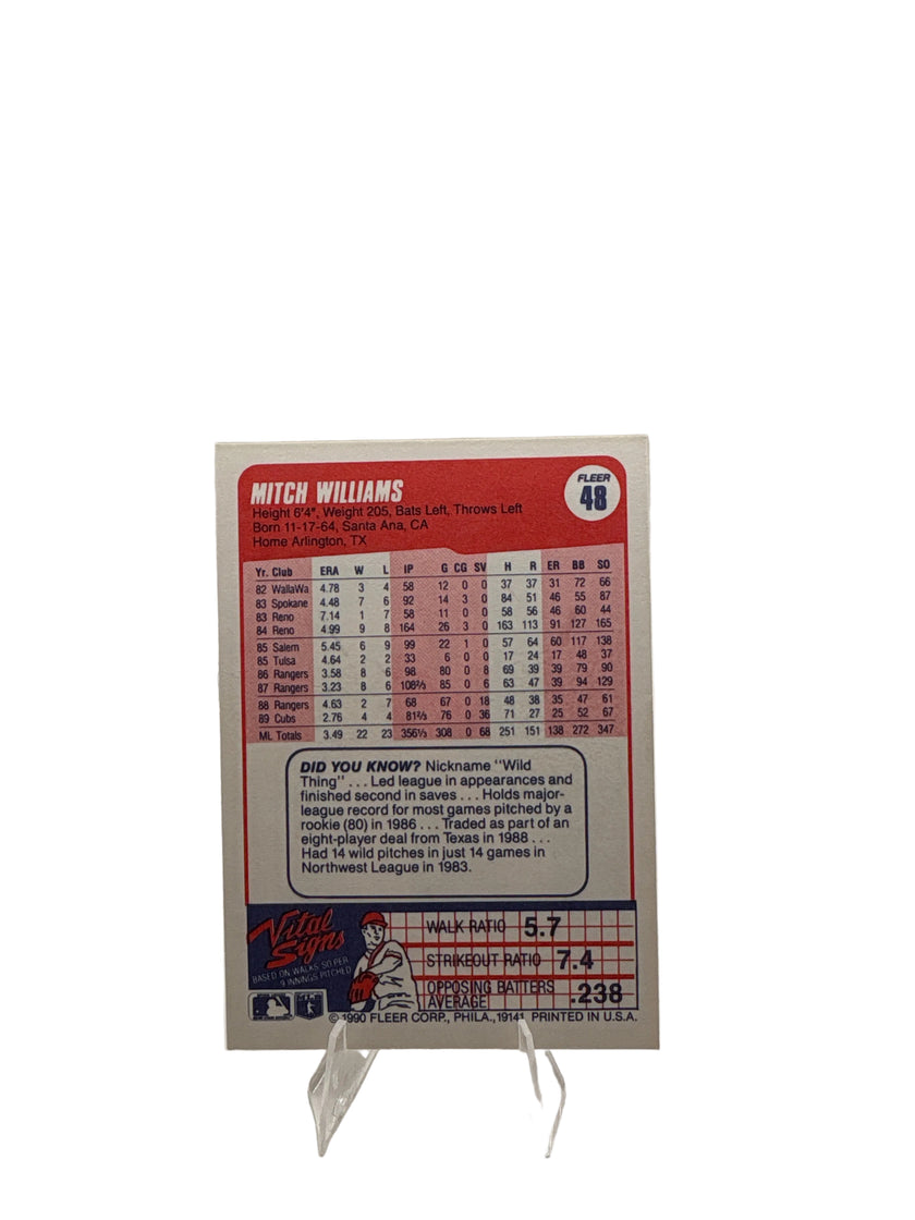 Fleer Mitch Williams