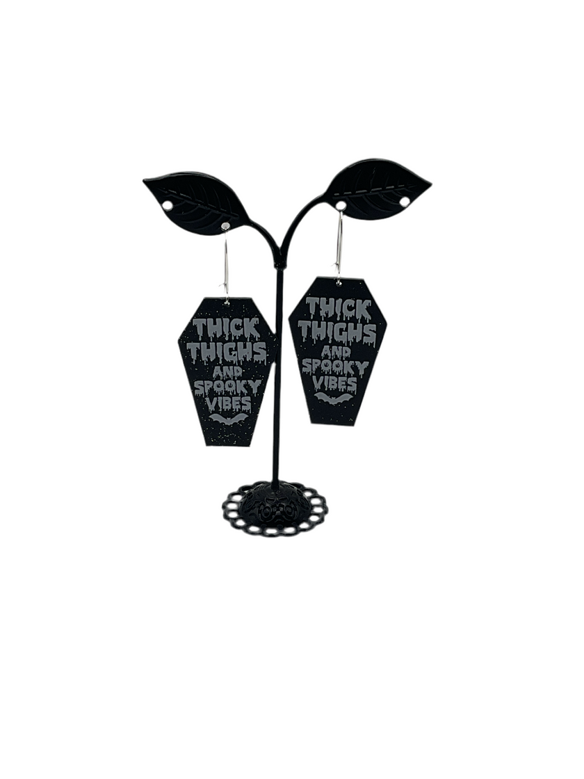 Pendientes de muslos gruesos y vibraciones espeluznantes