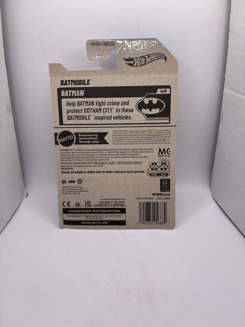 Hot Wheels Batmobile Diecast black