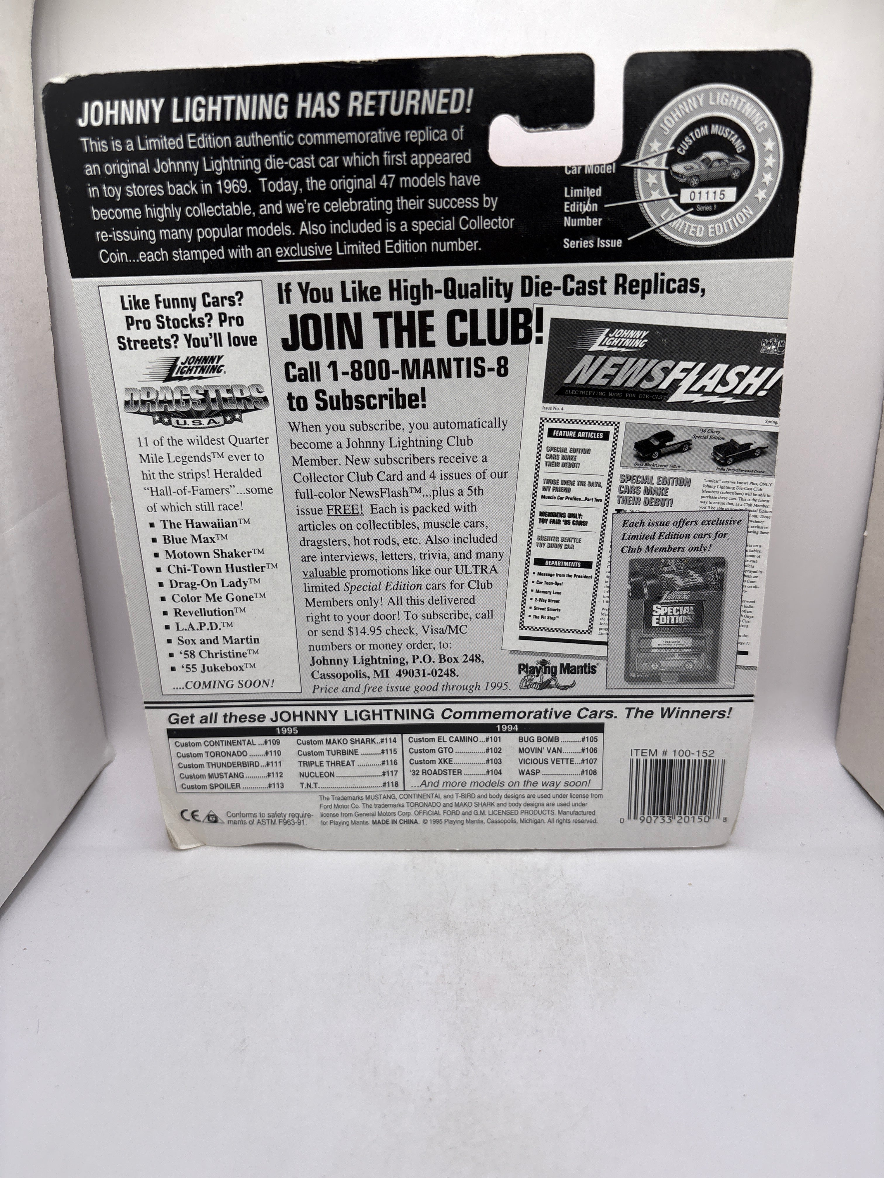 Johnny Lightning Custom Continental Diecast