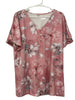 Pink Silky Pullover Blouse
