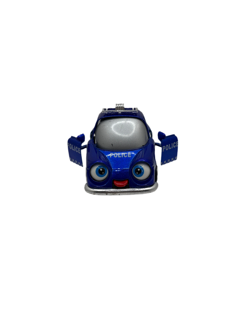 Junye Toys Police Car Diecast Blue