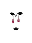Pink Candy Corn Earrings