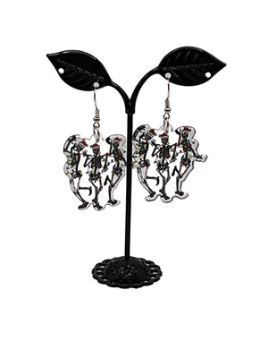 Christmas Skeleton Earrings