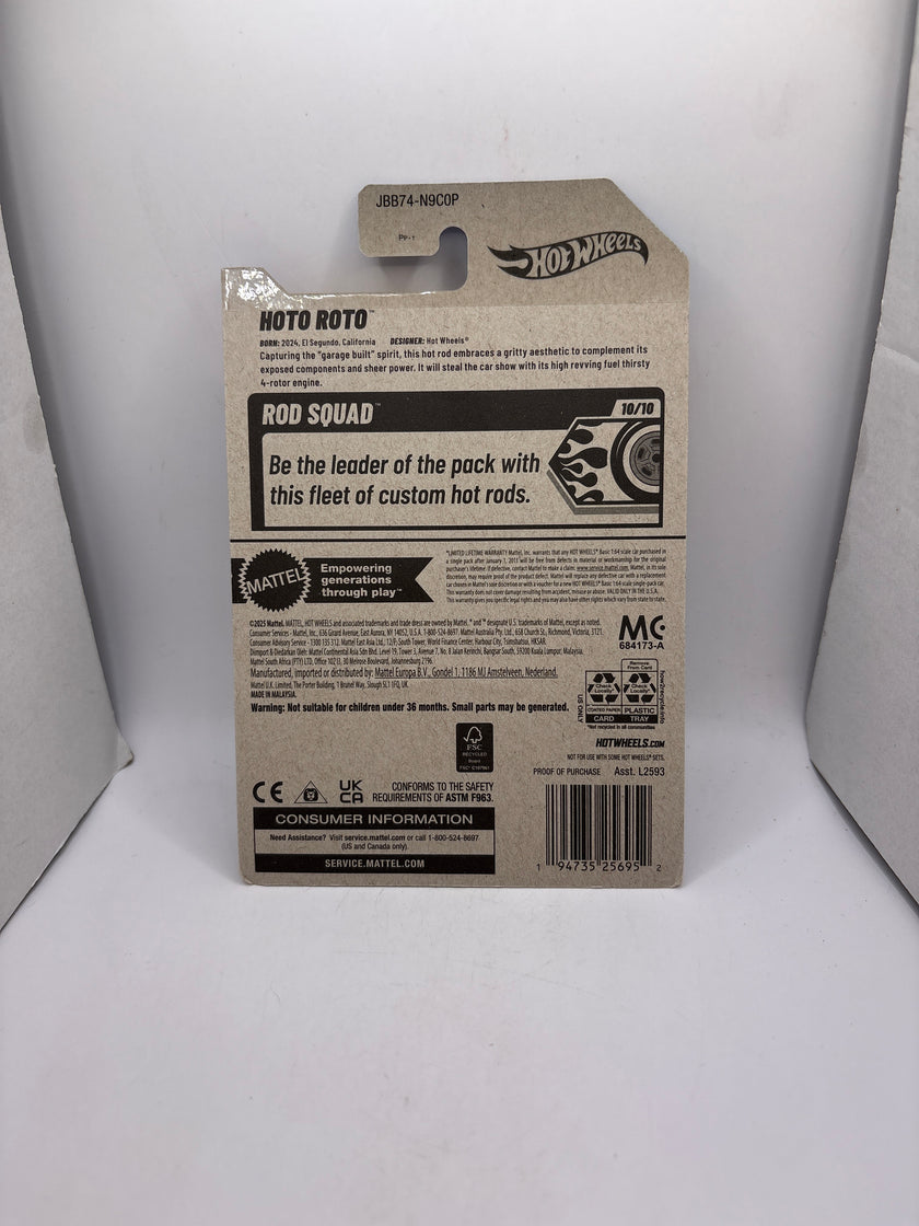 Hot Wheels Hoto Roto Diecast White
