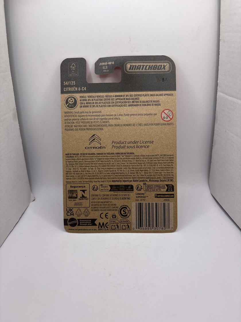 Matchbox Citroen e-C4 Diecast