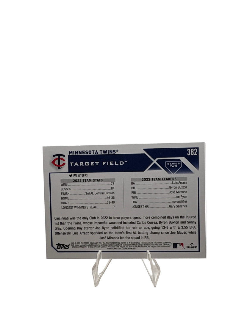 Topps Minnesota Twins Team Card
