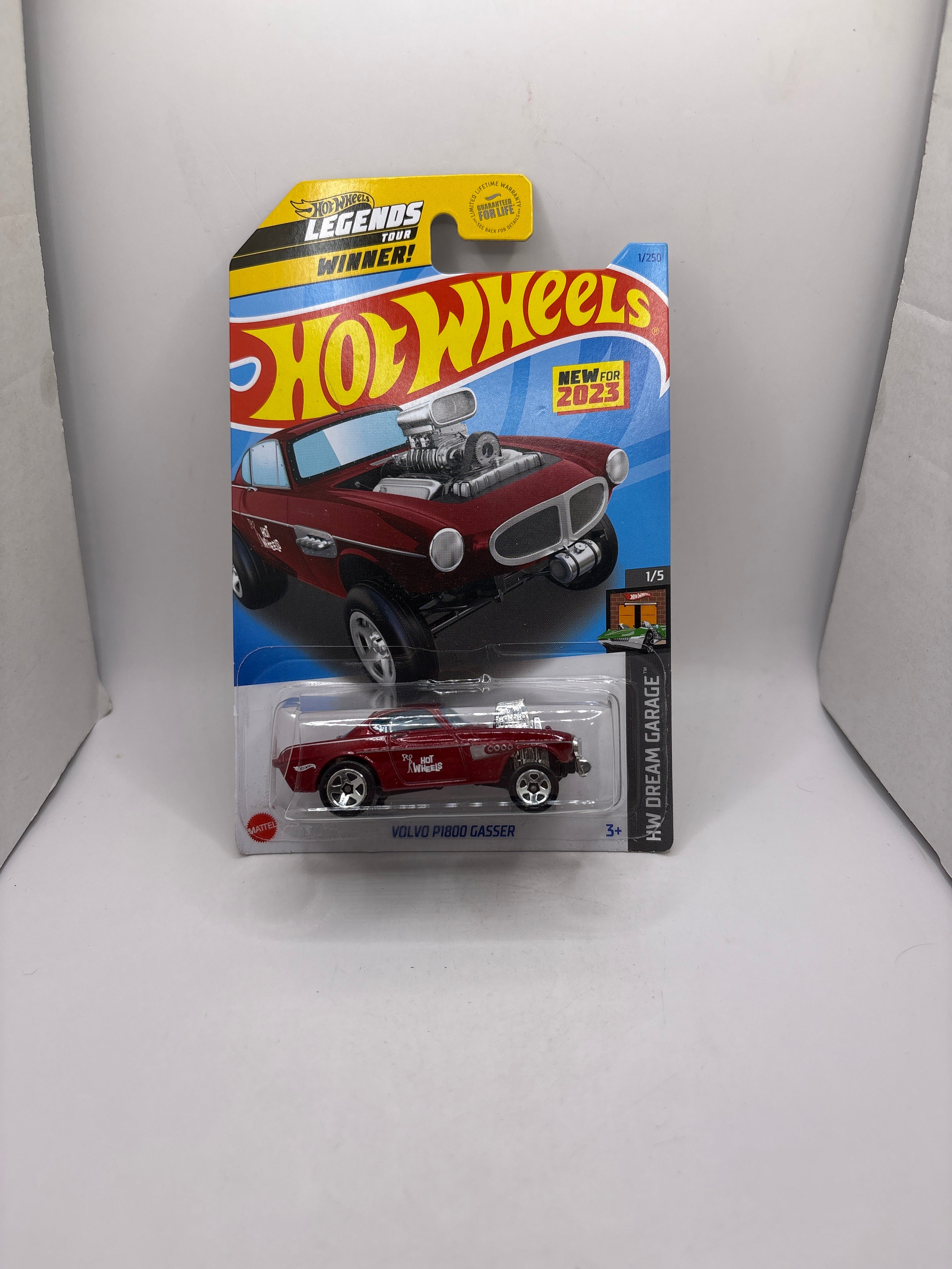 Hot Wheels Volvo P1800 Gasser Diecast red