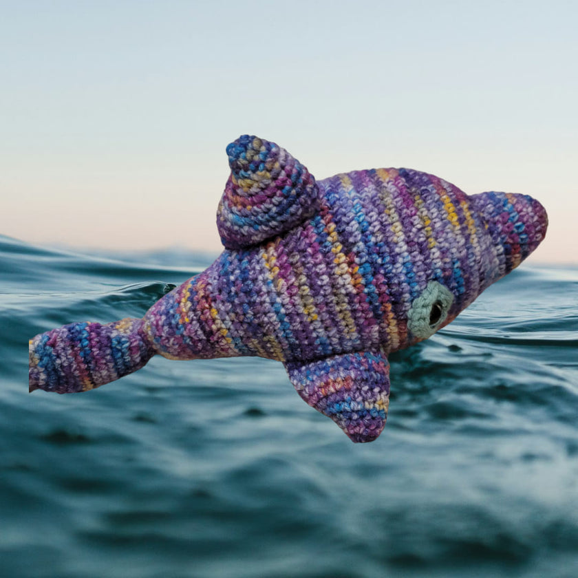 Hand Crocheted Dolphin