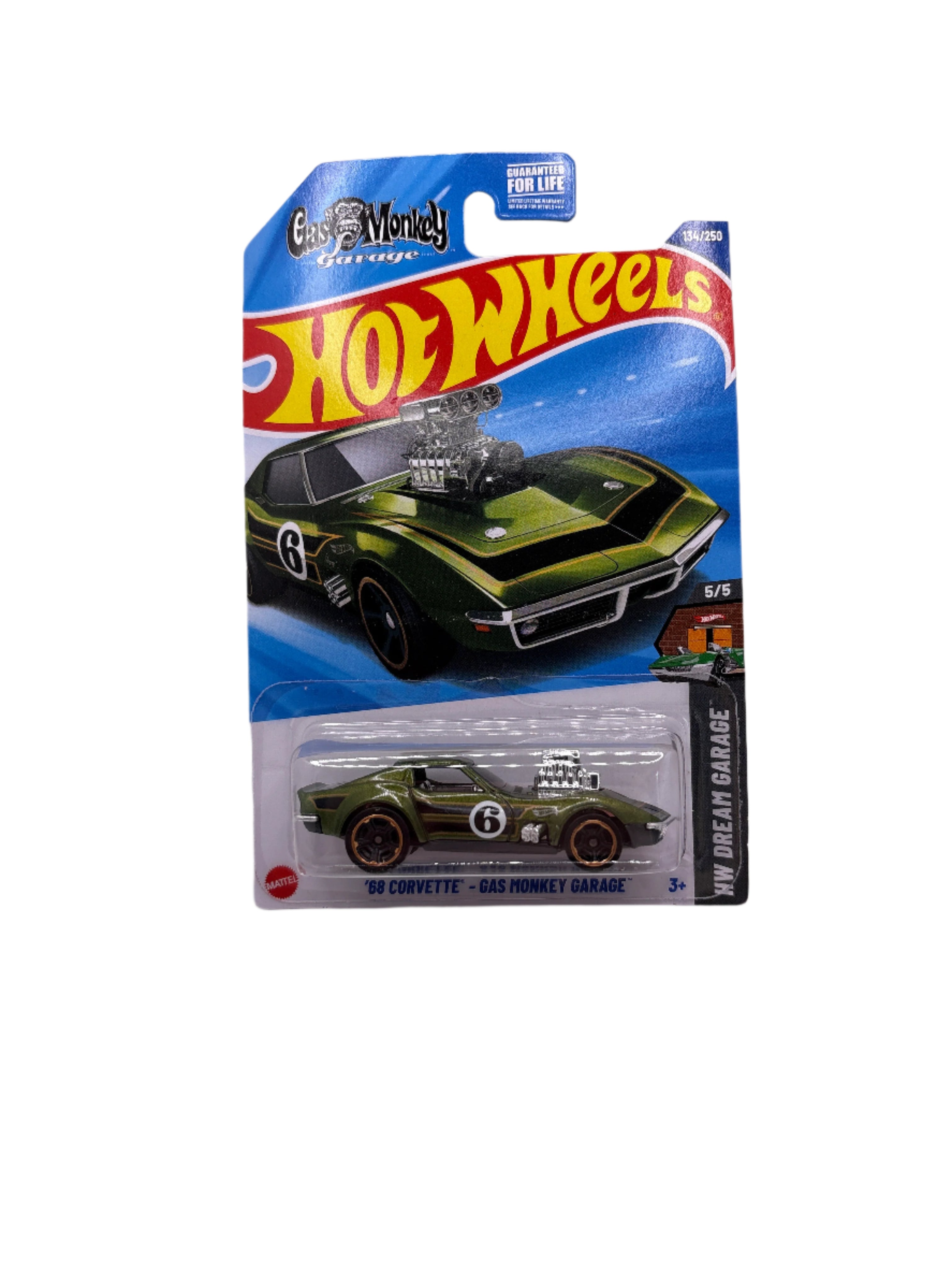 Hot Wheels 68 Corvette-Gas Monkey Garage Diecast
