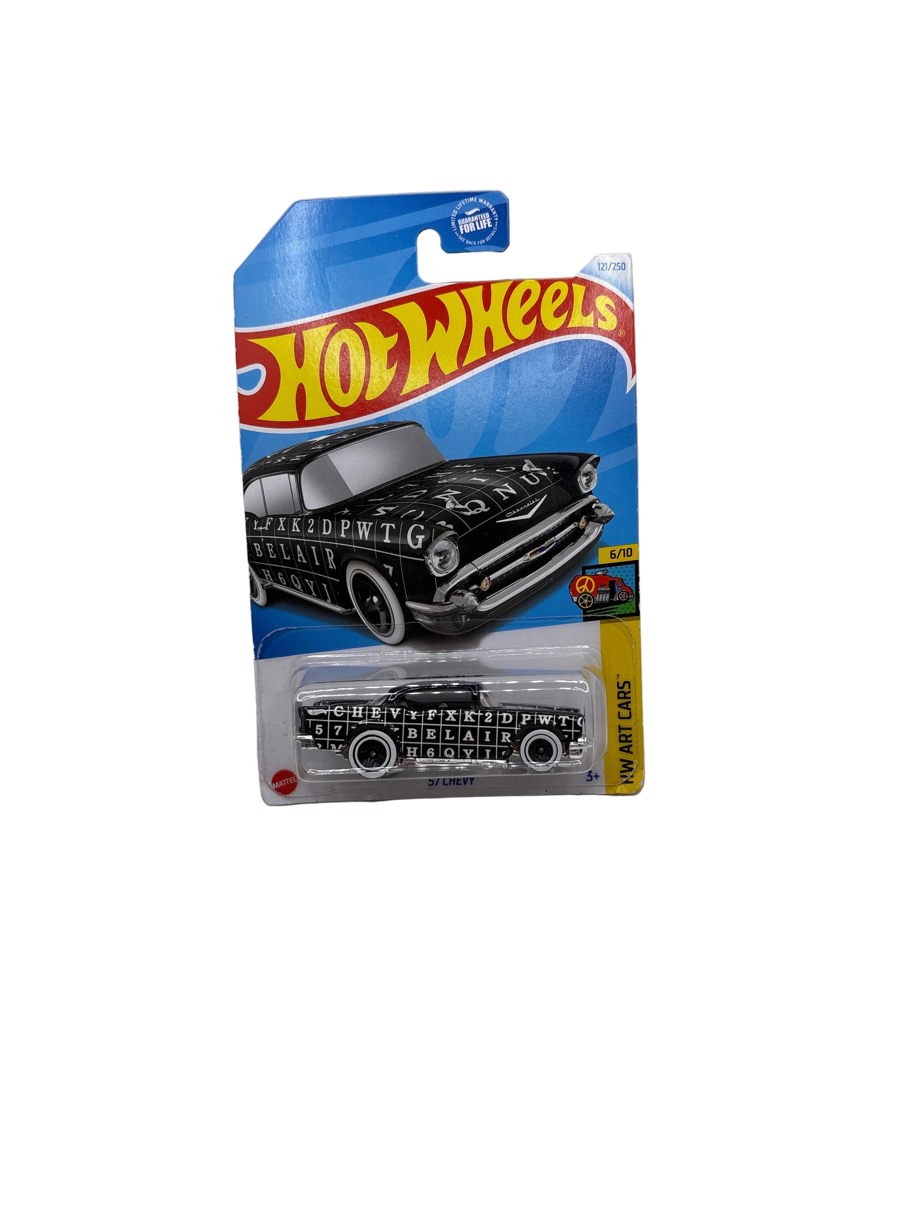 Hot Wheels 57 Chevy Diecast black