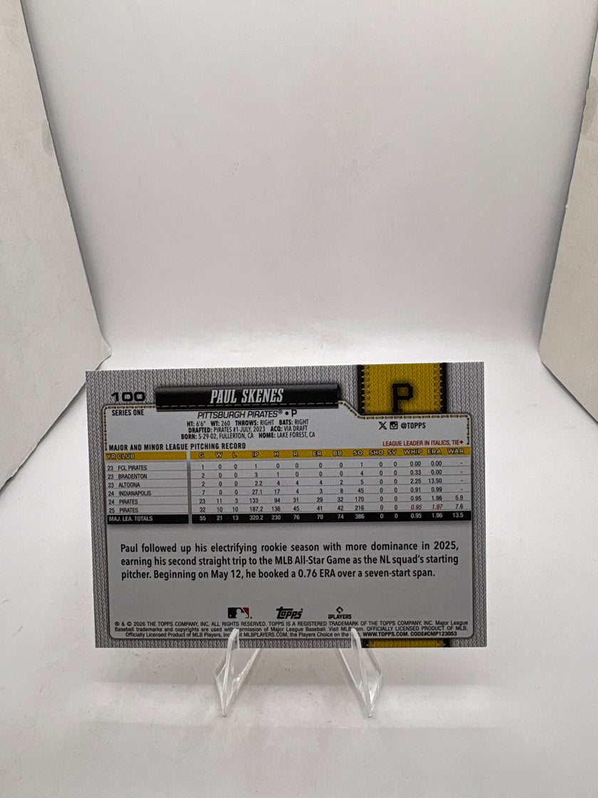 Topps Paul Skenes