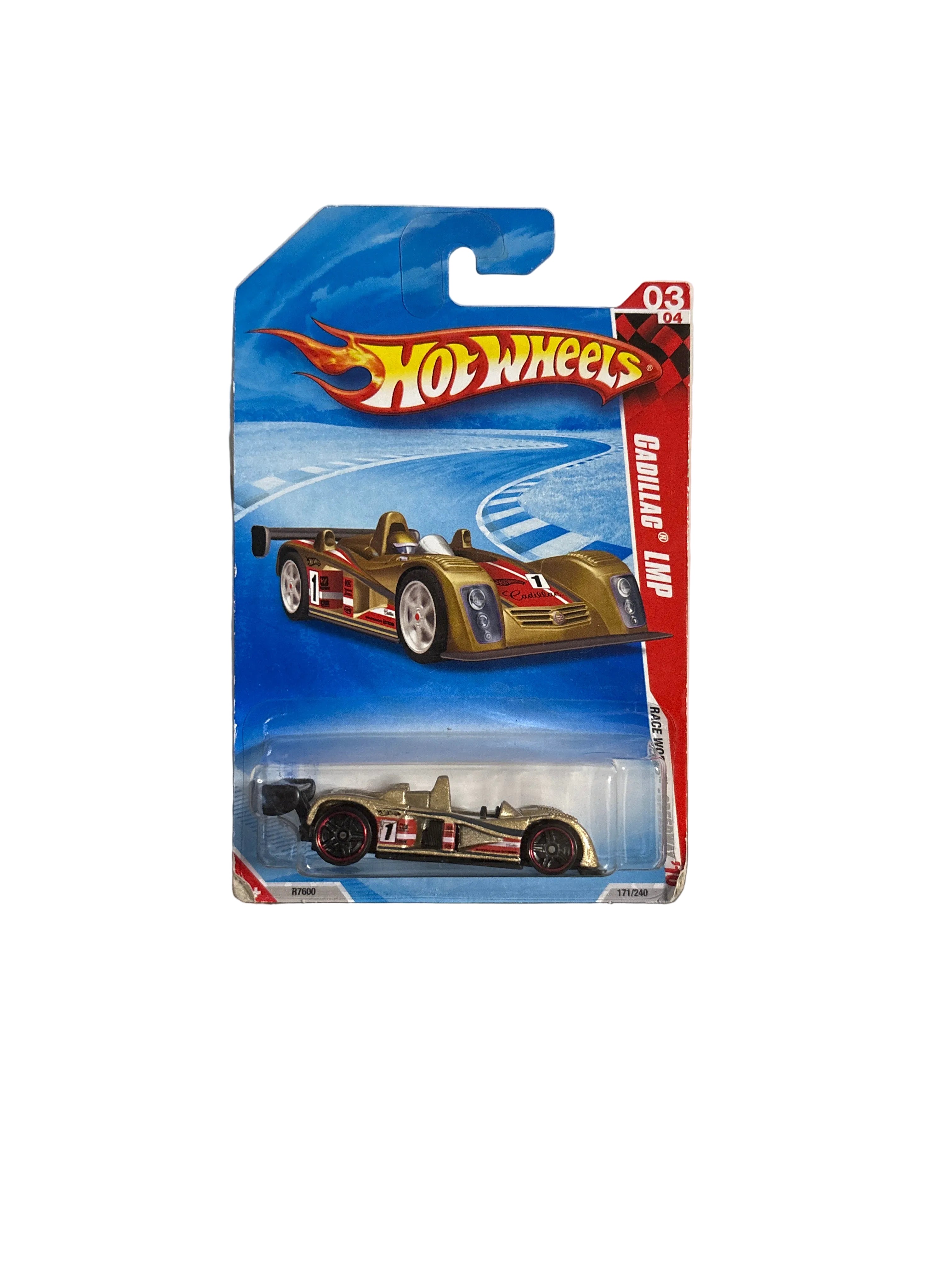 Hot Wheels Cadillac LMP Diecast gold