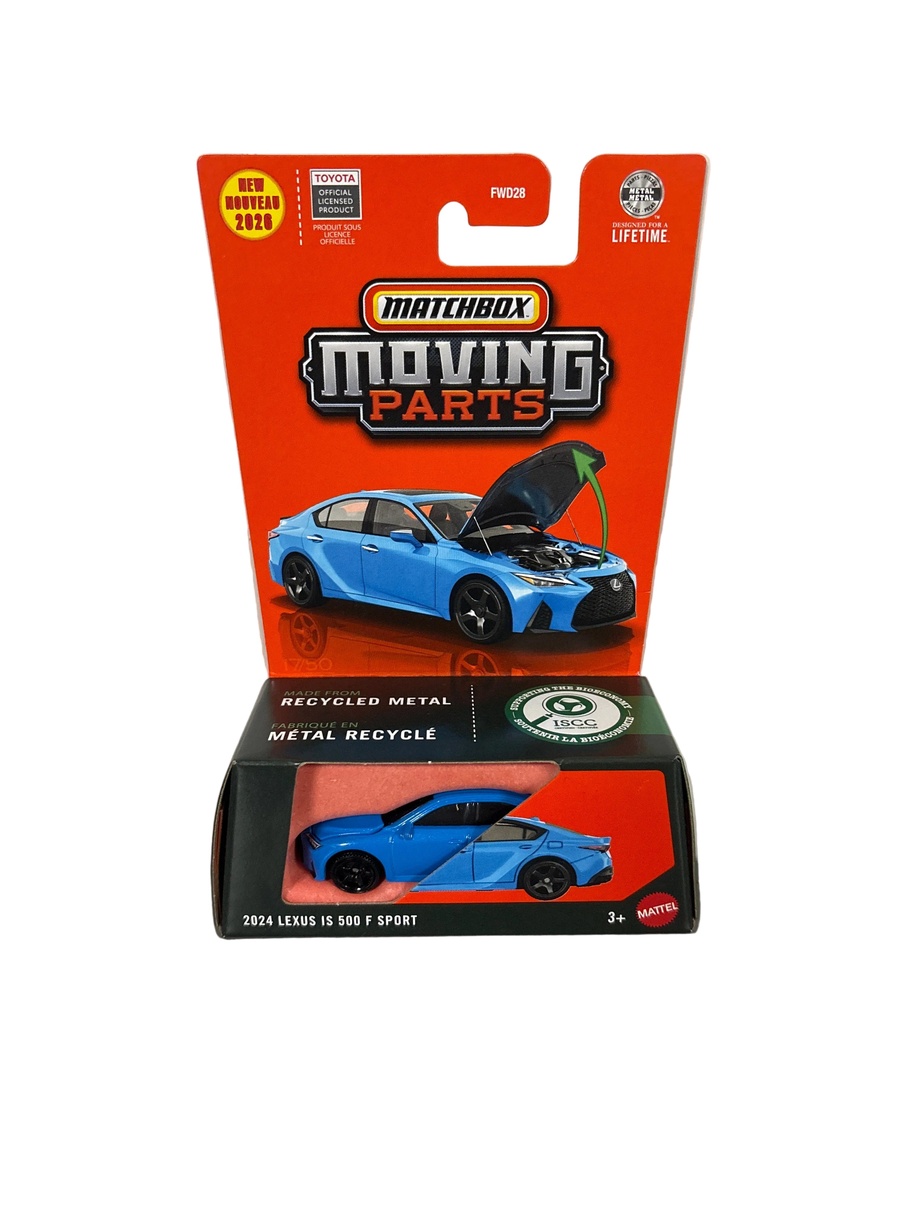 Matchbox 2024 Lexus IS 500 F Sport Diecast blue